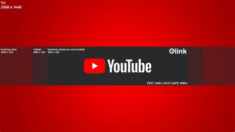 youtube channel banner size